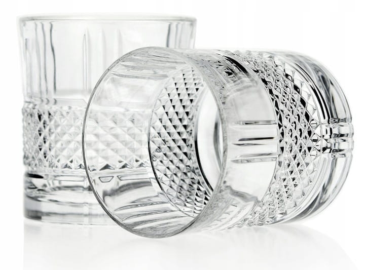 Kryształowe szklanki do whisky Bohemia ELEGANTE 340ml w skrzynce z GRAWEREM