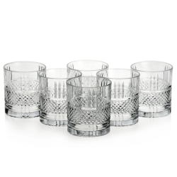 Kryształowe szklanki do whisky Bohemia ELEGANTE 340ml w skrzynce z GRAWEREM