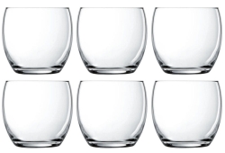 LUMINARC Versailles szklanki do whisky soku wody 350ml