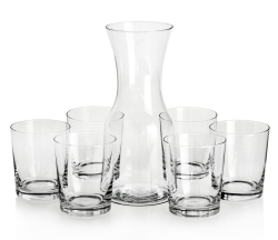 KROSNO Pure 6+1 komplet do wody soku karafka + szklanki