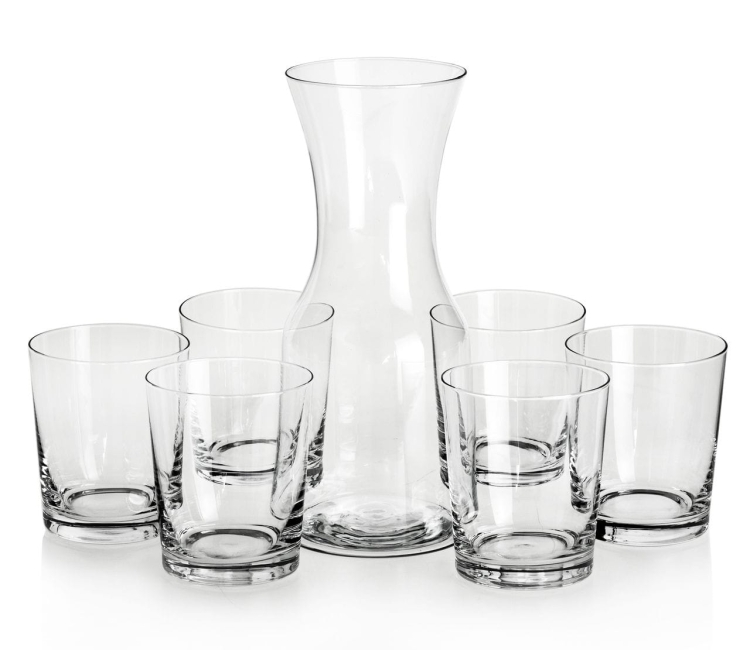 KROSNO Pure 6+1 komplet do wody soku karafka + szklanki