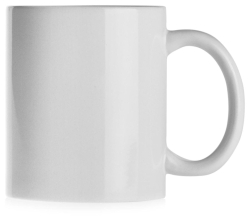 Biały kubek ceramiczny RITA do kawy herbaty 300ml