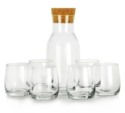 KROSNO 6+1 komplet do wody soku Pure / Blended karafka + szklanki