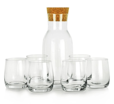 Przejdź do produktu KROSNO 6+1 komplet do wody soku Pure / Blended karafka + szklanki 