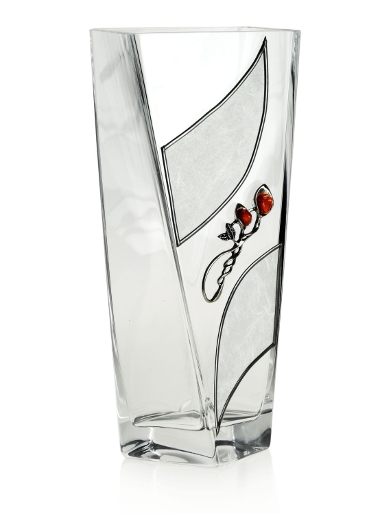 Ekskluzywny wazon ze szlachetnym kamieniem 080 Karneol