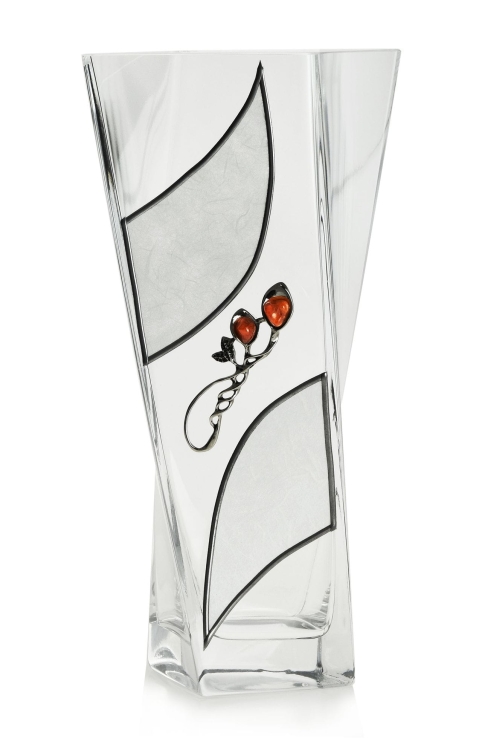 Ekskluzywny wazon ze szlachetnym kamieniem 080 Karneol