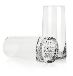 Piękne szklanki long drink do soku wody KROSNO Fjord 350ml 6szt