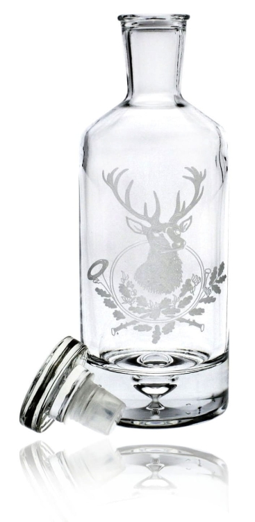 Komplet do whisky 6+1 "Myśliwski" karafka + szklanki w skrzynce (5)