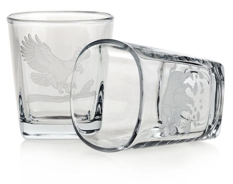 Komplet do whisky 6+1 "Myśliwski" karafka + szklanki w skrzynce (6)