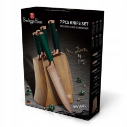 Noże w bloku stojaku Berlinger Haus EMERALD GREEN 7el