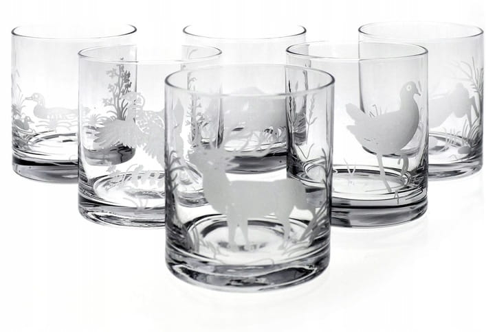 Myśliwski komplet do whisky 6+1 karafka 750ml + szklanki 220ml