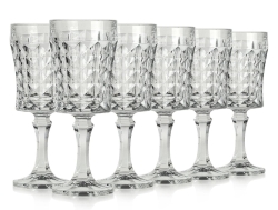 Kryształowe kieiszki do wina wody Bohemia DIAMOND 200 ml