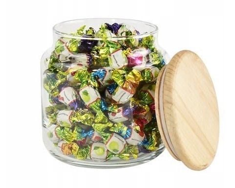 Pojemnik szklany słoik do sypkich produktów 500ml