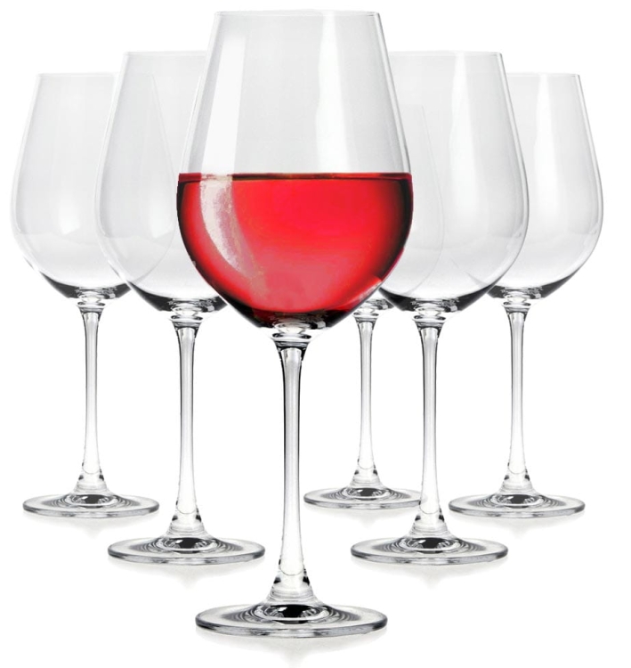 Kieliszki do wina czerwonego BOHEMIA Columba 650ml