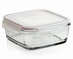 Pojemnik szklany z przykrywką zamykany LAV 1L