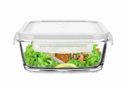 Pojemnik szklany z przykrywką zamykany LAV 1L