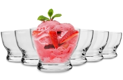 Pucharki czarki na lody desery KROSNO Pure 6szt