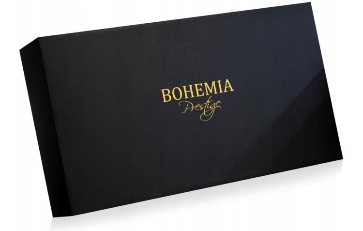 Kieliszki do szampana złote Bohemia MIRADOR 180ml