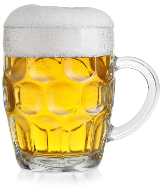 Klasyczne kufle z rączką do piwa ARCOROC Britannia 570ml | 6szt