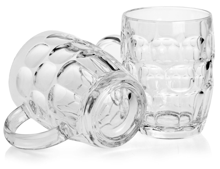 Klasyczne kufle z rączką do piwa ARCOROC Britannia 570ml | 6szt