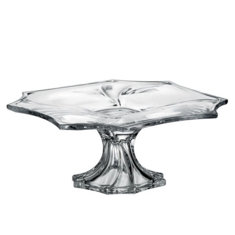 Przejdź do produktu Szklana patera do tortów ciast Bohemia Neptun 33cm