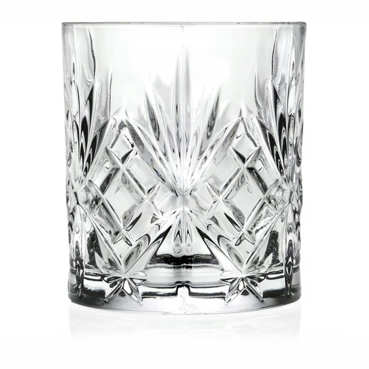 Kryształowe szklanki do whisky RCR Melodia 310ml