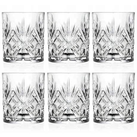 Przejdź do produktu Kryształowe szklanki do whisky RCR Melodia 310/340 ml