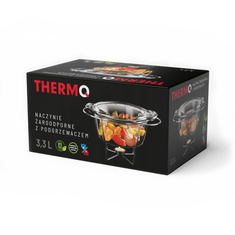 Naczynie żaroodporne podgrzewacz THERMO 3,3L