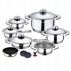 Ekskluzywny komplet garnków BNM-8000 Kochgeschirr