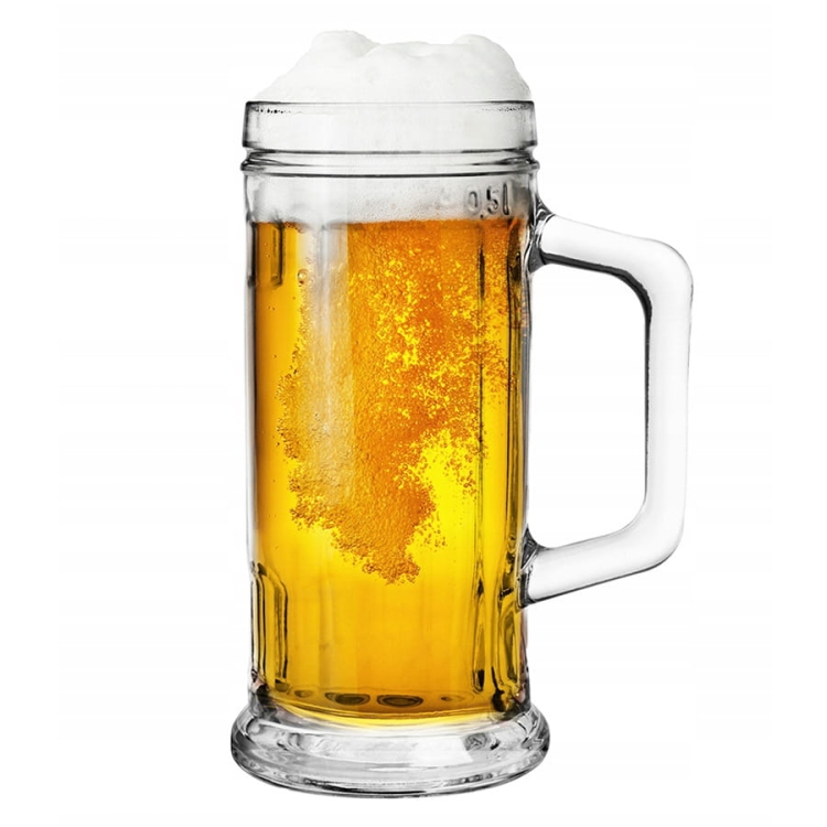 Solidny kufel do piwa z rączką STREAK 500ml 1szt