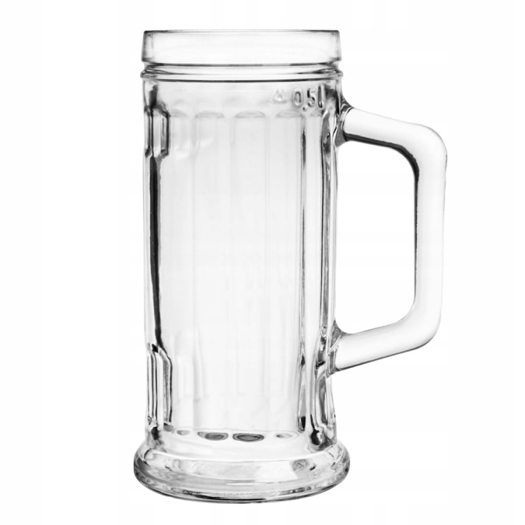 Solidny kufel do piwa z rączką STREAK 500ml 1szt