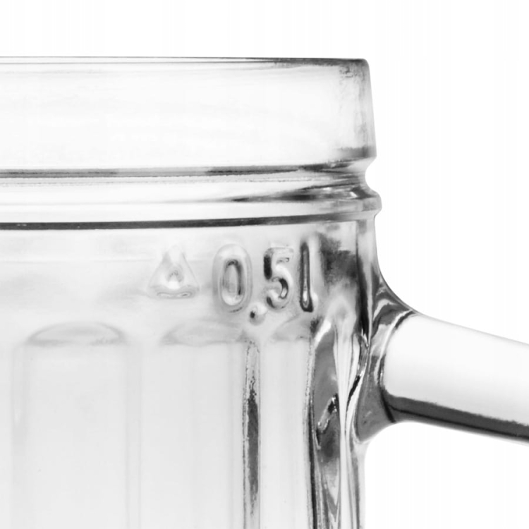 Solidny kufel do piwa z rączką STREAK 500ml 1szt