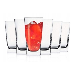 PASABAHCE Carre wysokie szklanki long soku 305ml