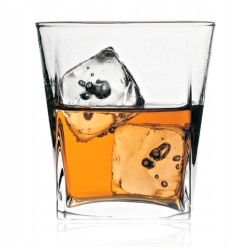 PASABAHCE Carre niskie szklanki wody soku 205ml