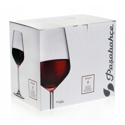 PASABAHCE Allegra kieliszki wina wody 195ml 6szt