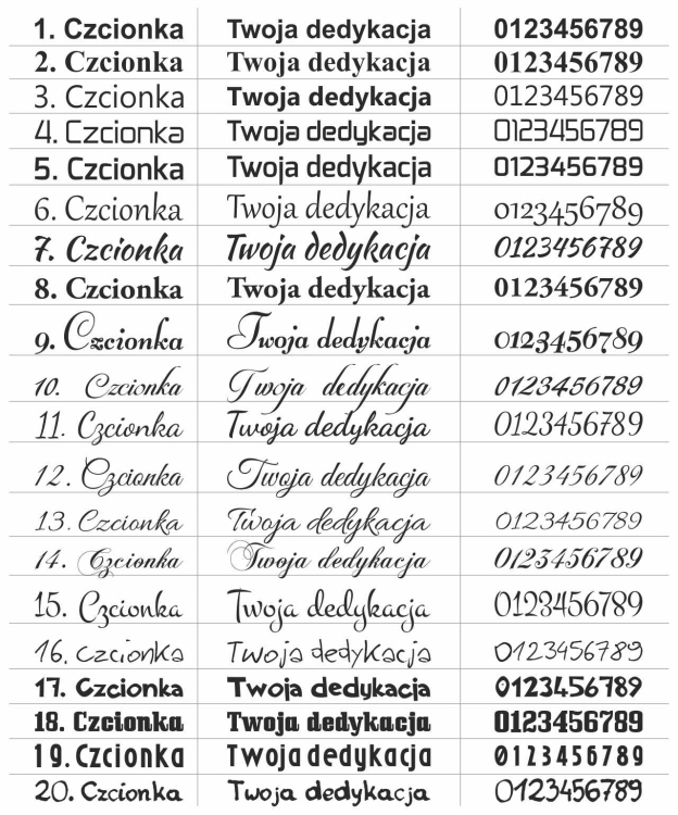 Wazon dekoracyjny na kwiaty 32cm z grawerem, na ślub, podziękowania