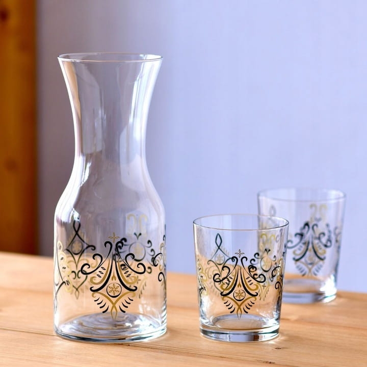 Karafka do wody soku napoju KROSNO Folk Parzenica 900ml