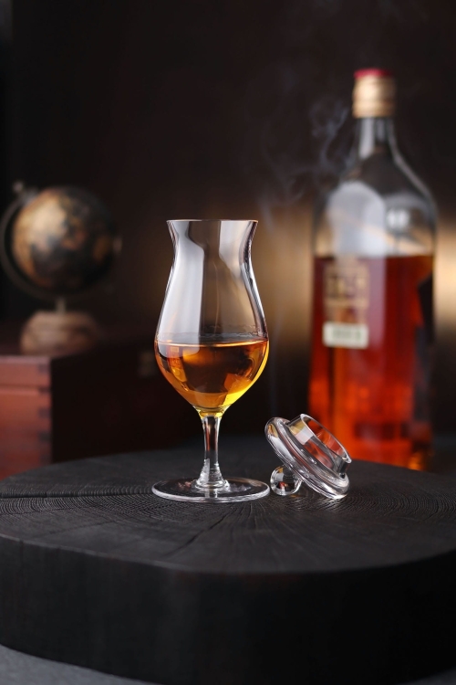 Degustacyjne kieliszki z pokrywką do whisky 100ml - 2 komplety