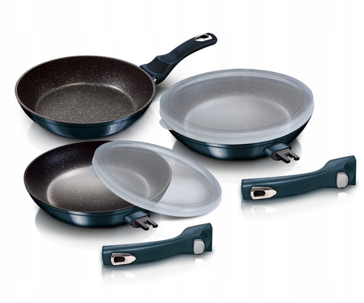 Zestaw 3 patelni indukcja Berlinger Haus BH-7056