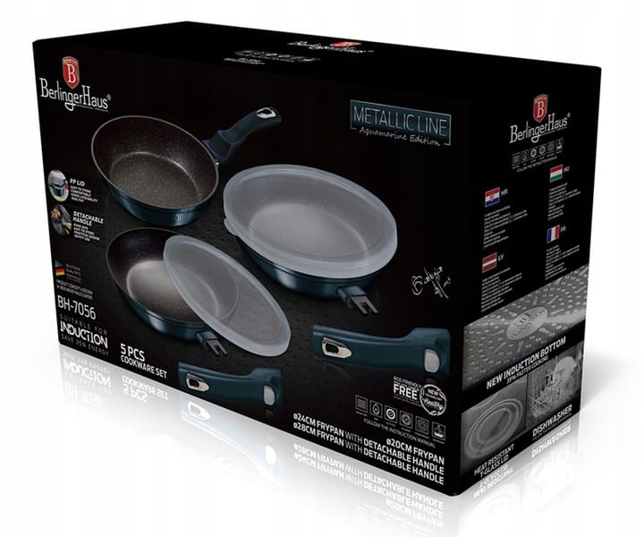 Zestaw 3 patelni indukcja Berlinger Haus BH-7056