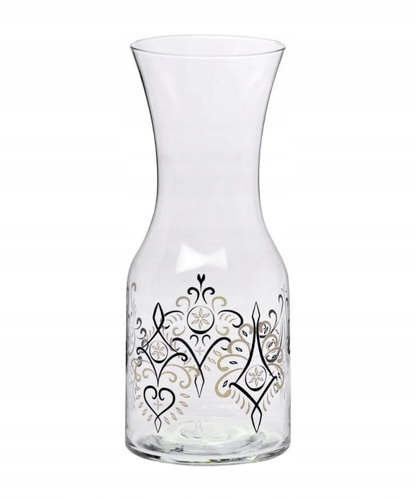 KROSNO Folk Parzenica 6+1 komplet do wody soku karafka + szklanki