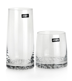 KROSNO Fiord szklanki niskie + wysokie | 300+350ml | 12 szt.