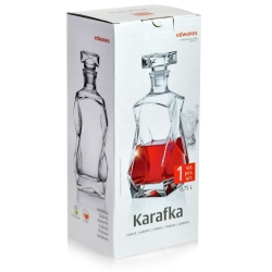 Karafka do whisky 750ml z grawerem na urodziny prezent (Łamana)