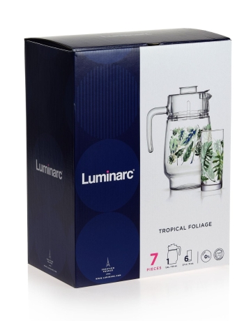 Przejdź do produktu LUMINARC Tropical komplet do wody soku dzbanek + 6 szklanek