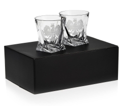 Kryształowe szklanki do WHISKY 340ml POLSKA ORZEŁ