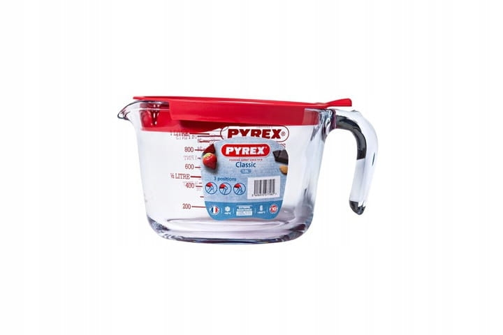 Dzbanek z rączką i pokrywką Miarka kuchenna 1.0L PYREX