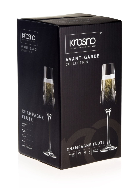 Kieliszki do szampana KROSNO Avant-Garde 200ml 4szt