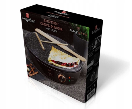 Przejdź do produktu Patelnia elektryczna do naleśników Berlinger Haus Black Rose BH-9277