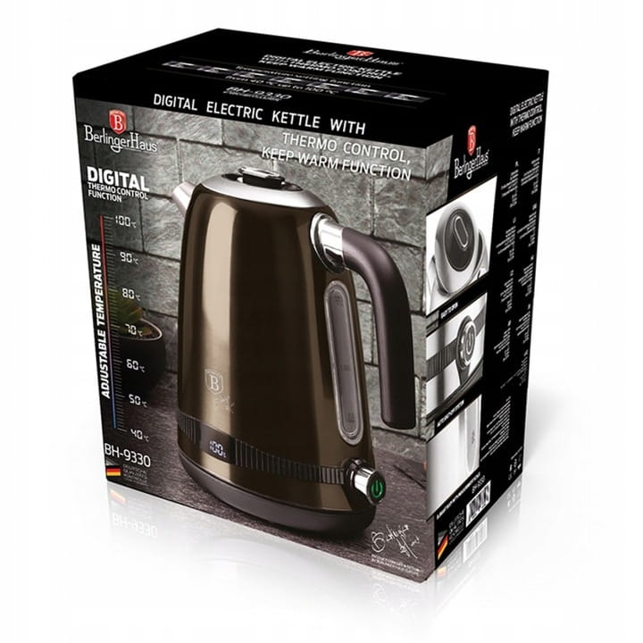 Berlinger Haus Czajnik elektryczny 1,7L Shiny Black BH-9330