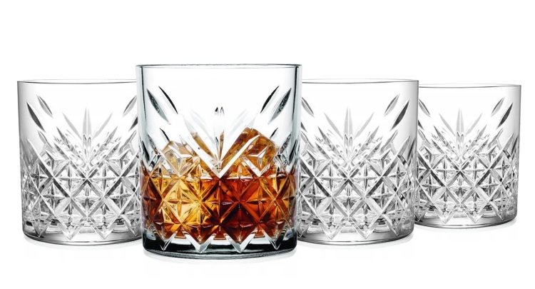PASABAHCE Timeless szklanki do whisky 345ml 4szt